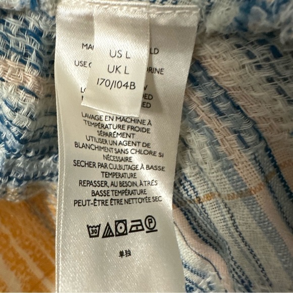 Free People We The Free Maldives Surplice Wrap Top Dolman Wrap Shirt Women’s L - Picture 12 of 12